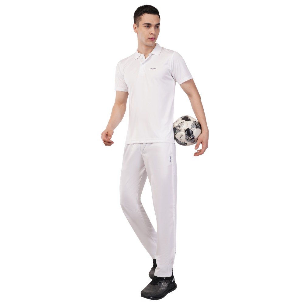 Whitedot Novelty Quick Dry Cricket Trouser Pants - White