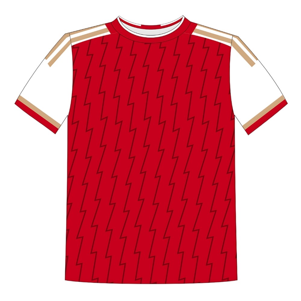 Whitedot Printed Team Wear - 100% Dry fit Polyester - Personalize it with your name & club logo - 540021