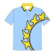 Whitedot Printed Team Wear - 100% Dry fit Polyester - Personalize it with your name & club logo - 540036