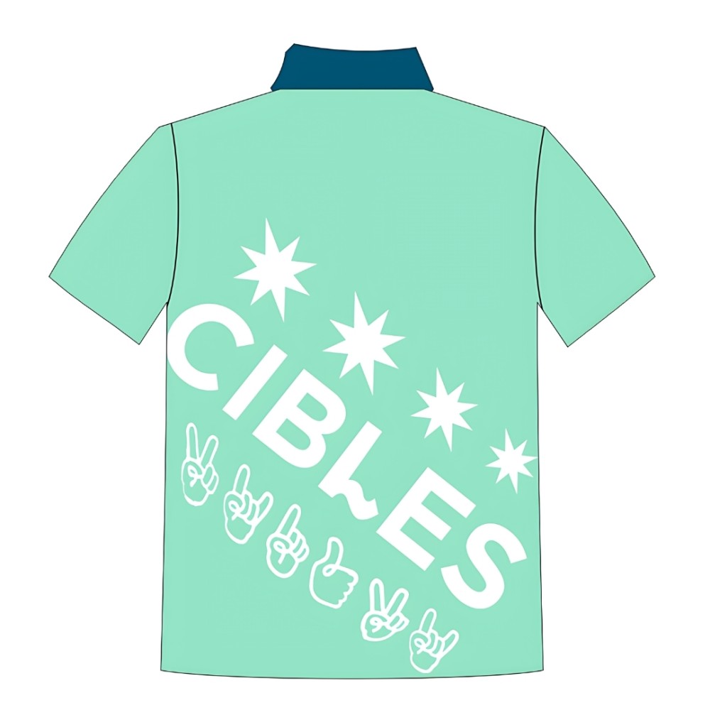 Whitedot Printed Team Wear - 100% Dry fit Polyester - Personalize it with your name & club logo - 540080