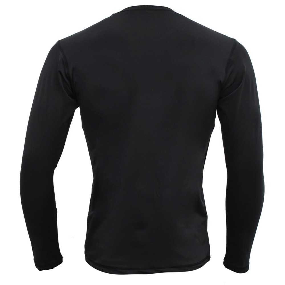 Whitedot Sigma Black Long Sleeve Compression Top