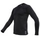 Whitedot Sigma Black Long Sleeve Compression Top