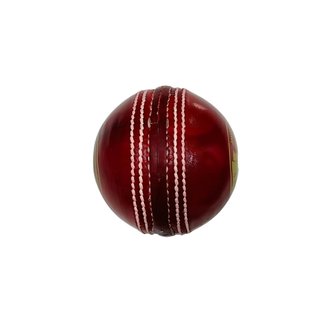 Whitedot Summer Red Cricket Leather Ball - 50 Over - Pack of 2