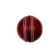 Whitedot Summer Red Cricket Leather Ball - 50 Over - Pack of 2