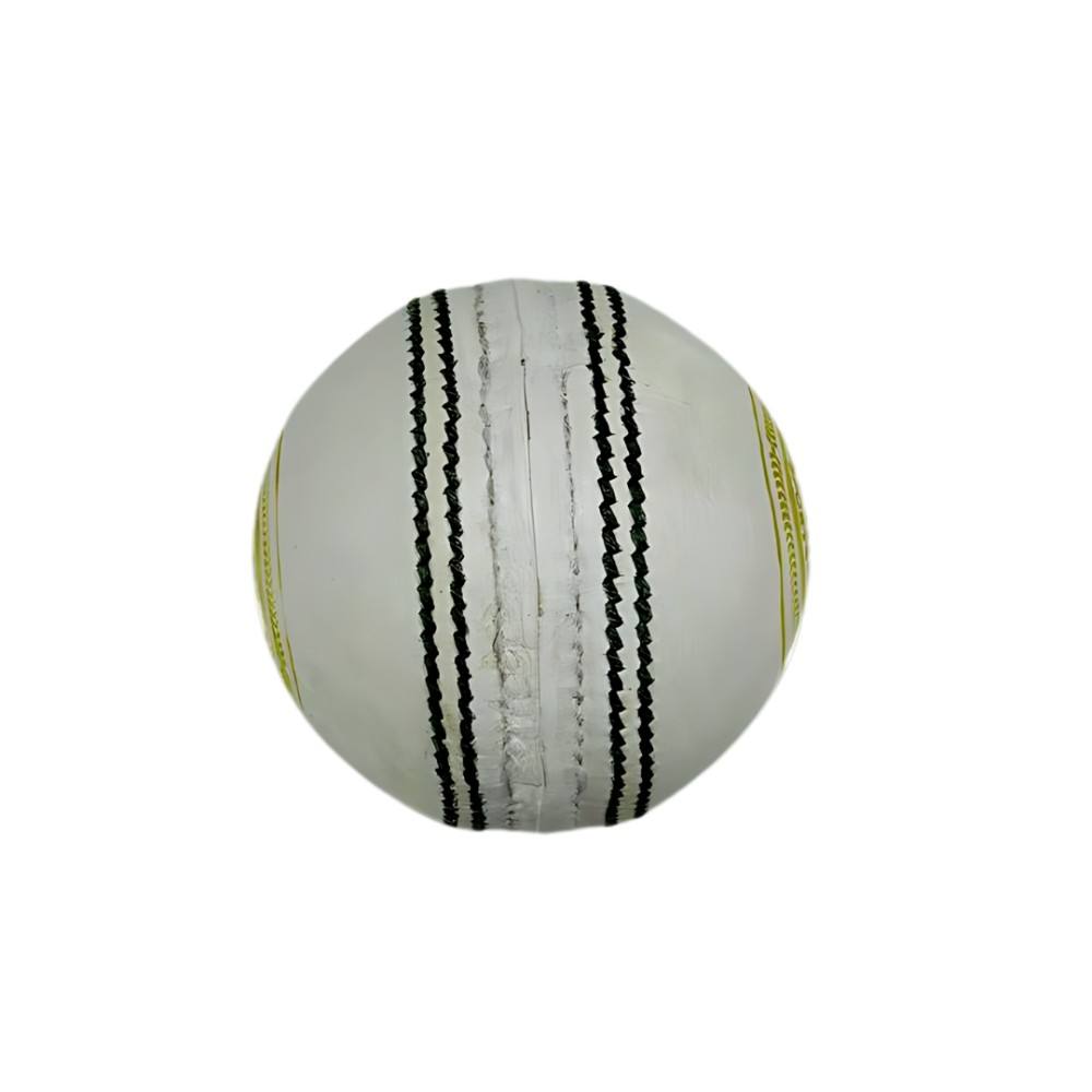 Whitedot Summer White Cricket Leather Ball - 50 Over - Pack of 2