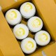 Whitedot Summer White Cricket Leather Ball - 50 Over - Pack of 2