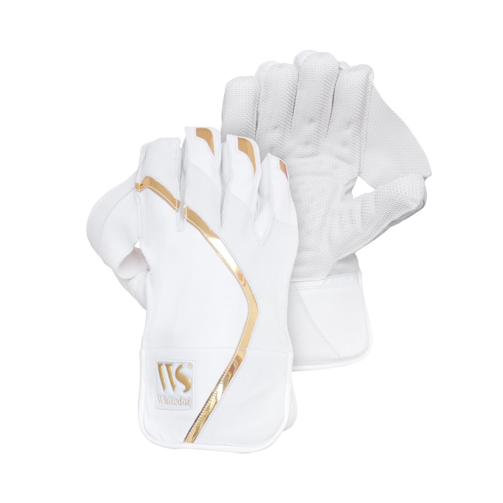Whitedot Summer Wicket Keeping Gloves - White