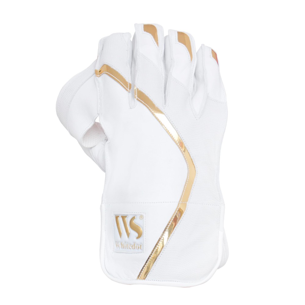 Whitedot Summer Wicket Keeping Gloves - White