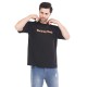 Whitedot Walking Death Cotton Tshirt - Black Drop Shoulder 