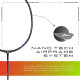 Young The Humming Bird Black Blue Red Badminton Racket + R2 Black Gold Kitbag Combo