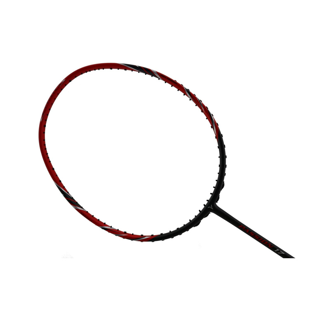YOUNG (Malaysia) Passion 17 Graphite Lightweight 75g Professional Badminton Racket, (Black/Red) High Modulus 24-Ton Graphite, Unstrung with Full Cover