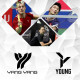 YOUNG (Malaysia) Passion 17 Graphite Lightweight 75g Professional Badminton Racket, (Black/Red) High Modulus 24-Ton Graphite, Unstrung with Full Cover