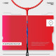 Young Trigger 551 (Power Head, High Durable) Set of 2 Strung Badminton Racket with 2 Free Full Cover (Green Blue)