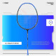 Young Trigger 551 (Power Head, High Durable) Set of 2 Strung Badminton Racket with 2 Free Full Cover (Green Blue)
