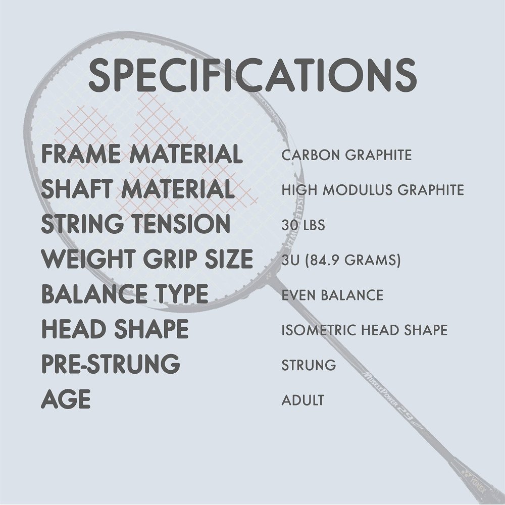 Yonex Muscle Power 29 Light Badminton Racket