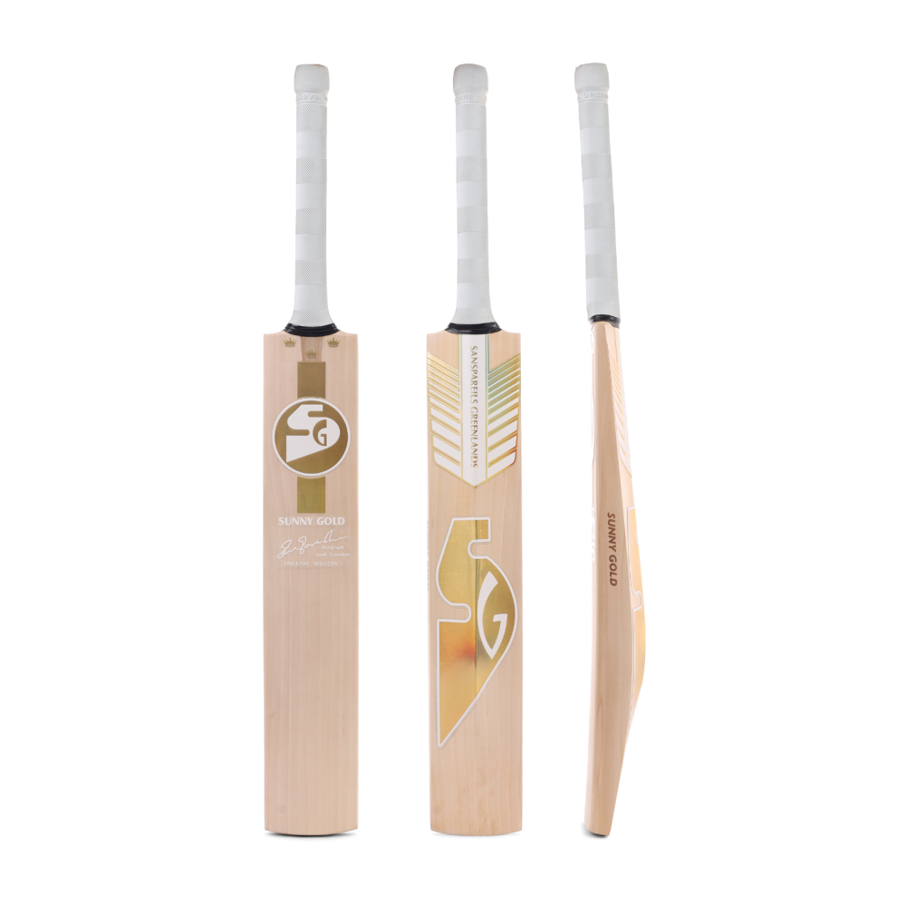 SG Sunny Gold Finest English Willow grade 2 Cricket Bat (Leather Ball)