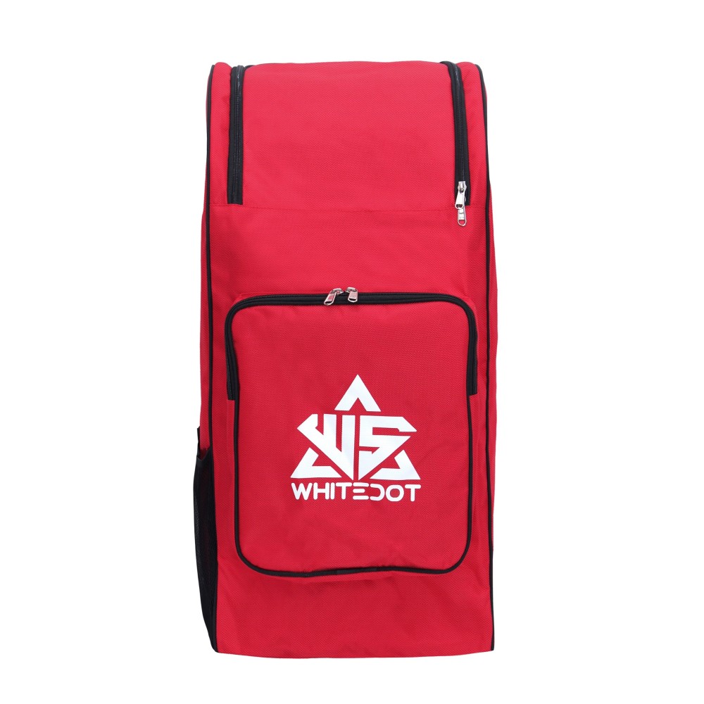 Whitedot Elite Cricket Kitbag - Red Whitedot Elite Cricket Kitbag - Red